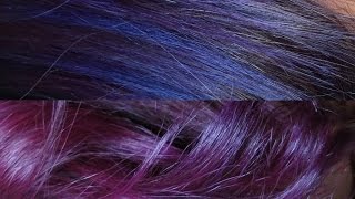 VLOG MES CHEVEUX VIOLETS  CRAZY COLOR [upl. by Assyral]