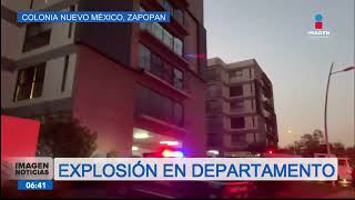 Fuerte explosión por acumulación de gas en Nuevo México Zapopan  Noticias GDL con Ricardo Camarena [upl. by Wertz]