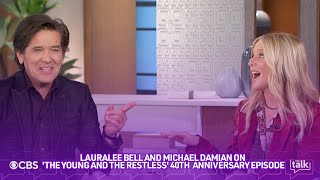 Lauralee Bell and Michael Damian Spill on The Young and the Restless 40th Episode its amazing [upl. by Otineb28]