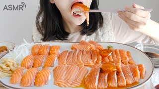 연어와 꾸덕한 노른자장 노토킹 먹방 Egg yolks soaked in soy sauceampsalmon eating ASMR  realsound mukbang eatingshow [upl. by Haleigh]