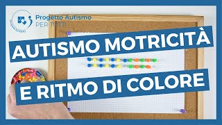 Attività autismo motricità fine e funzioni esecutive con le puntine colorate [upl. by Luella]