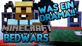 DIE RUNDE IST N DRAMA ▪ Minecraft Bedwars [upl. by Yelsel197]