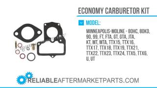 2823 ABC1694 New White Oliver Marvel Schebler Economy Carb Kit 90 99 80 UT U MT KT [upl. by Freeman]