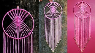 How To Make Macrame Wall Hanging  DIY Macrame Wall Decor  DIY Macrame Wall Hanging Tutorial [upl. by Damalis737]