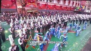 Vandegrift ￼Viper Band amp Vision Dance Co at 2022 Macy’s Thanksgiving Day parade [upl. by Sadonia638]