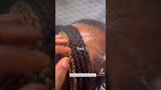 braids hairstyles knotlessbraids haircare alopecia naturalhair thinhair colors how to do [upl. by Marianne111]