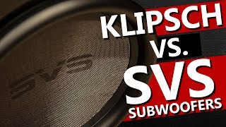 Klipsch RSW15 vs SVS SB16 Ultra Subwoofers [upl. by Leciram990]