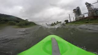 Rapids behind United  Allegheny River Warren PA [upl. by Oicnanev]