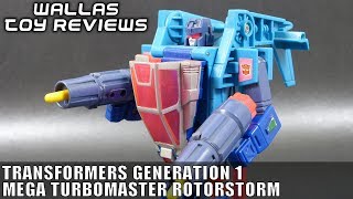 Transformers toy review  Generation 1 MEGA TURBOMASTER ROTORSTORM [upl. by Brenda]