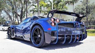 Pagani Huayra BC Macchina Volante at Pagani Miami Most Beautiful Hottest Car In the World [upl. by Arihday]