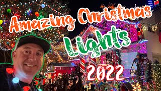 Amazing Christmas Lights 2022  Christmas Lights Vlog 2022 [upl. by Thenna]