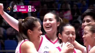 Gumabao WT SMART PLAYS EARLY in Set 1 for Creamline vs Akari 🤩  202425 PVL AllFilipino Conference [upl. by Ajile]