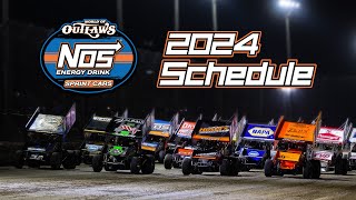 2024 World of Outlaws Sprint Cars Schedule Announcement [upl. by Anitnahs]