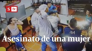 Video muestra el enfrentamiento previo al asesinato de una mujer en Floridablanca  Videos Semana [upl. by Antonietta]