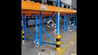 Rack upright Guard Warehouse Storage Racking upright Protector barrier AntiCollision Guardrails [upl. by Quitt]