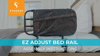 Stander EZ Adjust Bed Rail Assembly Instructions [upl. by Vasileior489]