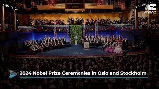 2024 Nobel Prize Ceremonies in Oslo and Stockholm [upl. by Annavahs]