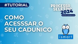 Tutorial Como acessar o seu CADUNICO [upl. by Winstonn600]