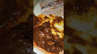 Mutton kassa or roti 😀 food foodie muttoncurry mutton roti tasty streetfood [upl. by Halonna]