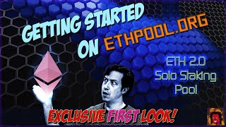 ETH 20 SOLO STAKING  Getting Started on Ethpoolorg  ETHERMINE  BITFLY [upl. by Landmeier]