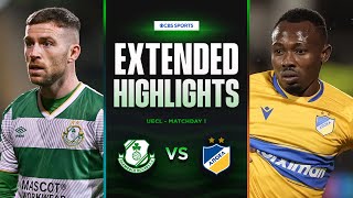 Shamrock Rovers vs APOEL Extended Highlights  UECL League Phase MD 1  CBS Sports Golazo [upl. by Areval351]