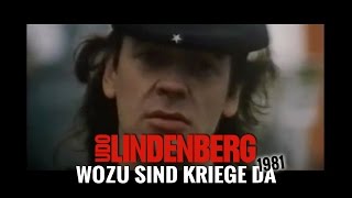 Udo Lindenberg  Wozu sind Kriege da offizielles Video von 1981 [upl. by Annoeik31]