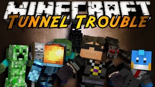 Minecraft MiniGame  TUNNEL TROUBLE [upl. by Aronson227]