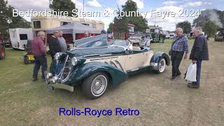 2024 BSEPS Bedfordshire Steam amp Country Fayre  Retro old Rolls Royce [upl. by Nahsad104]