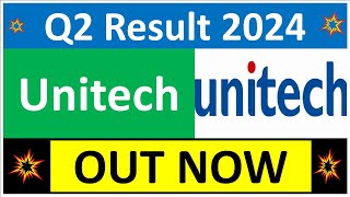 UNITECH Q2 results 2024  UNITECH results today  UNITECH Share News  UNITECH Share latest news [upl. by Deehan]