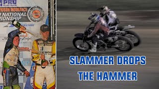 Halbert and Wiles Fight after Flat Track Race [upl. by Jarus]