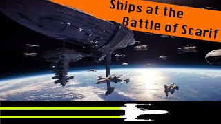 Fleets at The Battle of Scarif  Star Wars Canon Lore [upl. by Islehc]