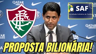 SAF DONO DO PSG FAZ PROPOSTA BILIONARIA PELO FLUMINENSE [upl. by Rawdan]