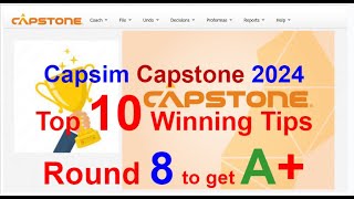 Capsim Foundation Round 1 Answer  Guide  Round 8 Step by Step Guide [upl. by Aikmat]