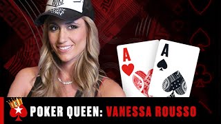 Vanessa Rousso is the Queen of ACES ♠️ Poker Queens ♠️ PokerStars [upl. by Enilamme104]