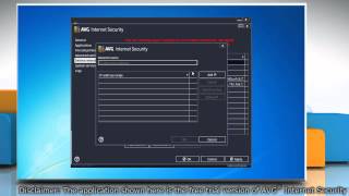 How to allow or block all connections for a particular IP address in AVG® Internet Security 2013 [upl. by Jaquenetta]