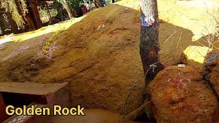 Golden Rock in Satyaloka  Ekam Temple 🛕  Satyaloka [upl. by Ines]