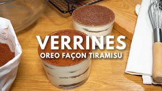 Verrine Oreo façon tiramisu facile et gourmande  🍮 [upl. by Eshman843]