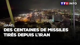 Israël  des centaines de missiles tirés depuis lIran [upl. by Aititil199]