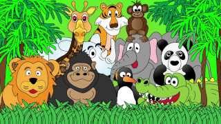 Animals at the Zoo  Animal Sounds  Learn the Sounds Zoo Animals Make [upl. by Lazor338]