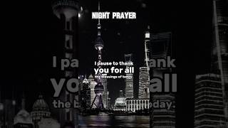 Night prayer before you go to bed nightprayer shorts [upl. by Adiana532]