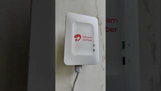 Airtel Xsteam Airfiber installation process Short Video airtel wifi internet india [upl. by Ecnerrat]