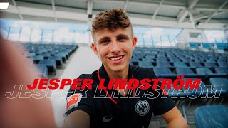 Jesper Lindström  Seine ersten Stunden in Frankfurt  Neuzugang von Bröndby IF [upl. by Nallad]