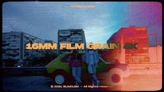 16mm Film Grain 4K  Blindusk [upl. by Nidya]