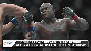 Derrick Lewis Breaks KOTKO Record Vs Aleksei Oleinik [upl. by Alger]