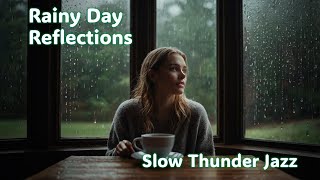 Rainy Day Reflections Slow Thunder Jazz [upl. by Idram422]