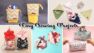 5 Easy Sewing Projects  DIY Gifts Ideas Tutorial sewingtimes [upl. by Auric]