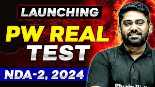 Launching PW REAL Test For NDA2 2024 Aspirants 🔥 [upl. by Eelyah]