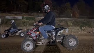 Turbo TRX450R VS Crazy 250R [upl. by Rossing]