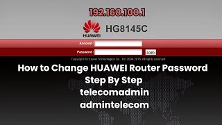 How to change huawei wifi password  Huawei Wifi password change  How to change new rotuer pass [upl. by Adnahs474]