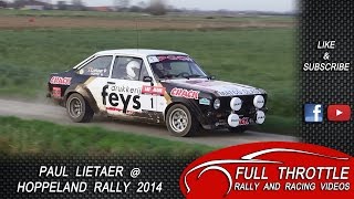 Paul Lietaer  Hoppeland Rally 2014  Sideways Action [upl. by Survance]